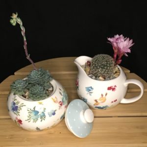 Floral Cream and Sugar Set